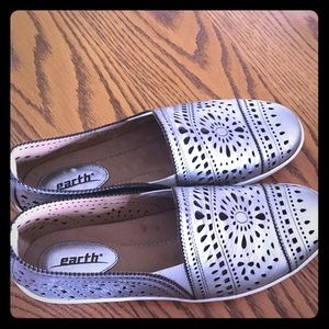 Earth brand slip-on shoes.